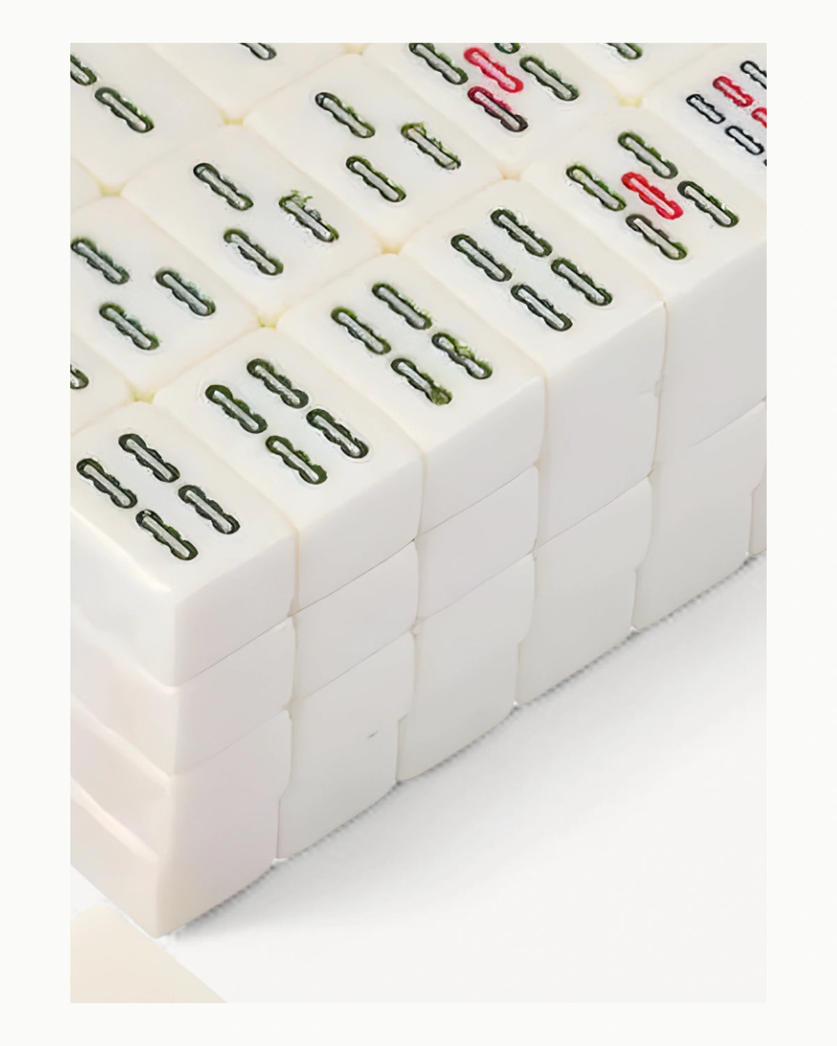 Mahjong Set with Box - Clove — Single tile