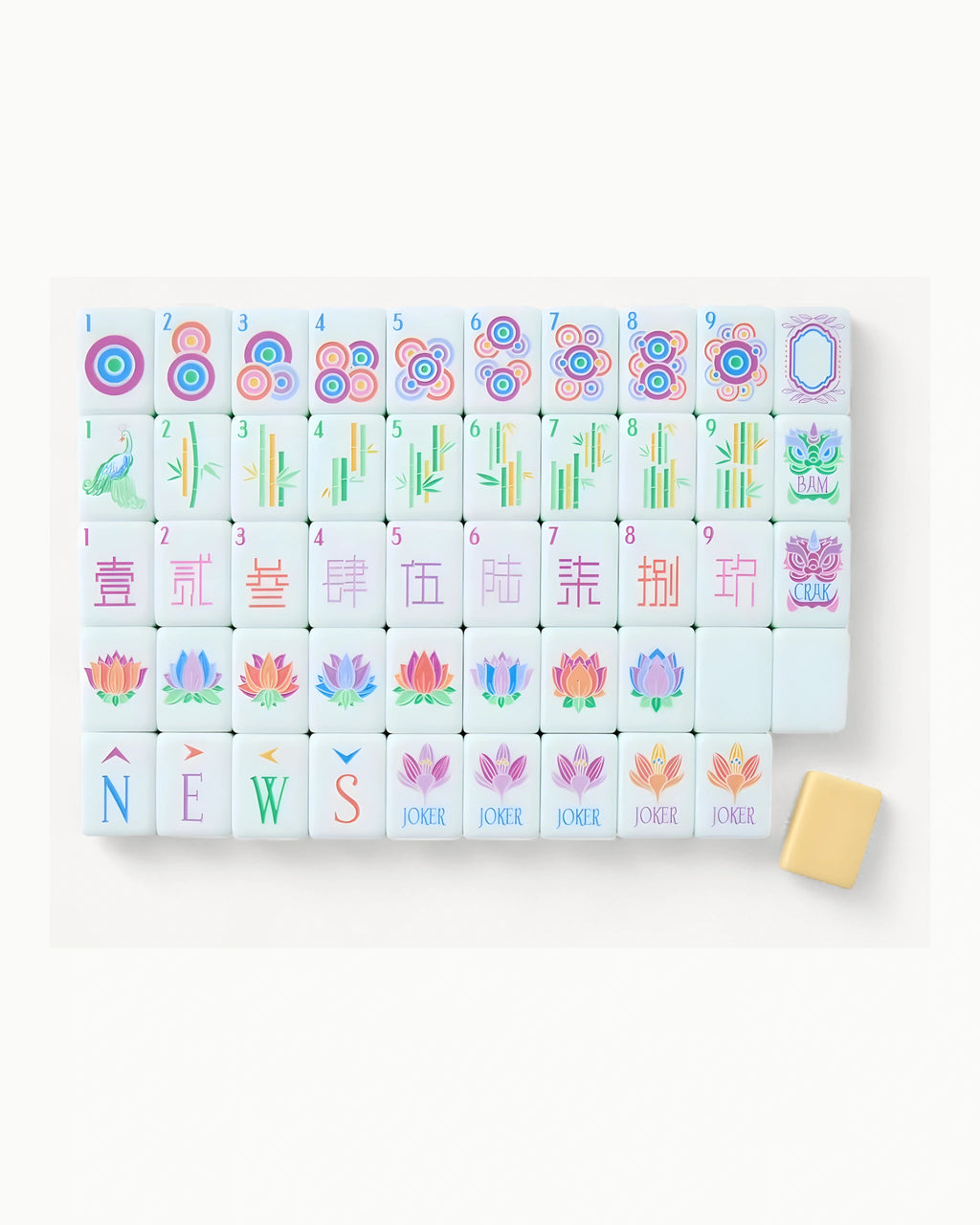 Modern Mahjong Set - Dahlia — Compact
