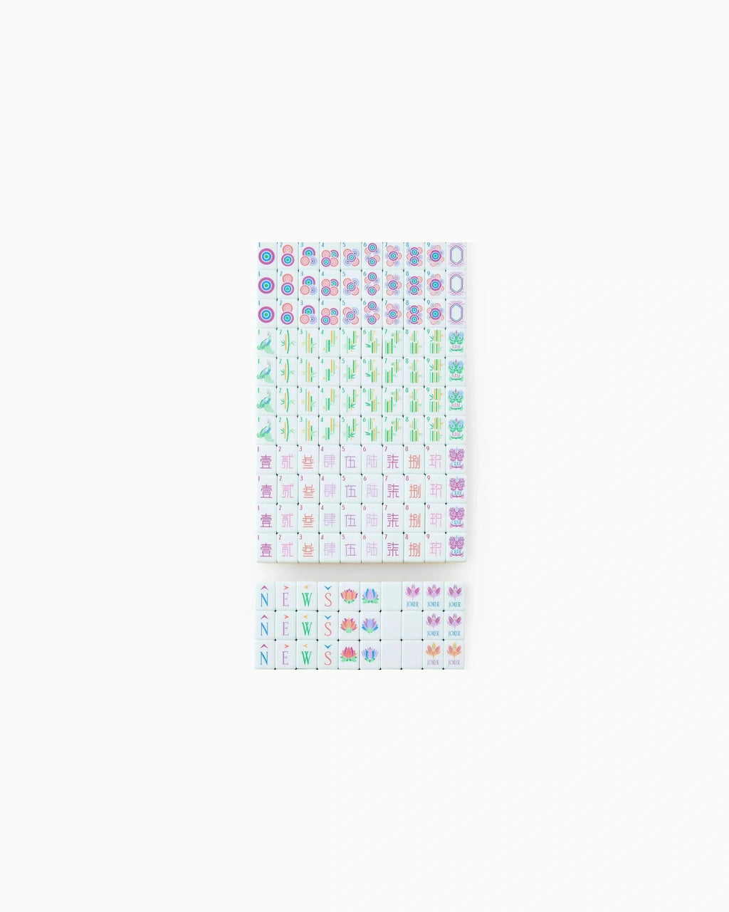 Modern Mahjong Set - Dahlia — Full