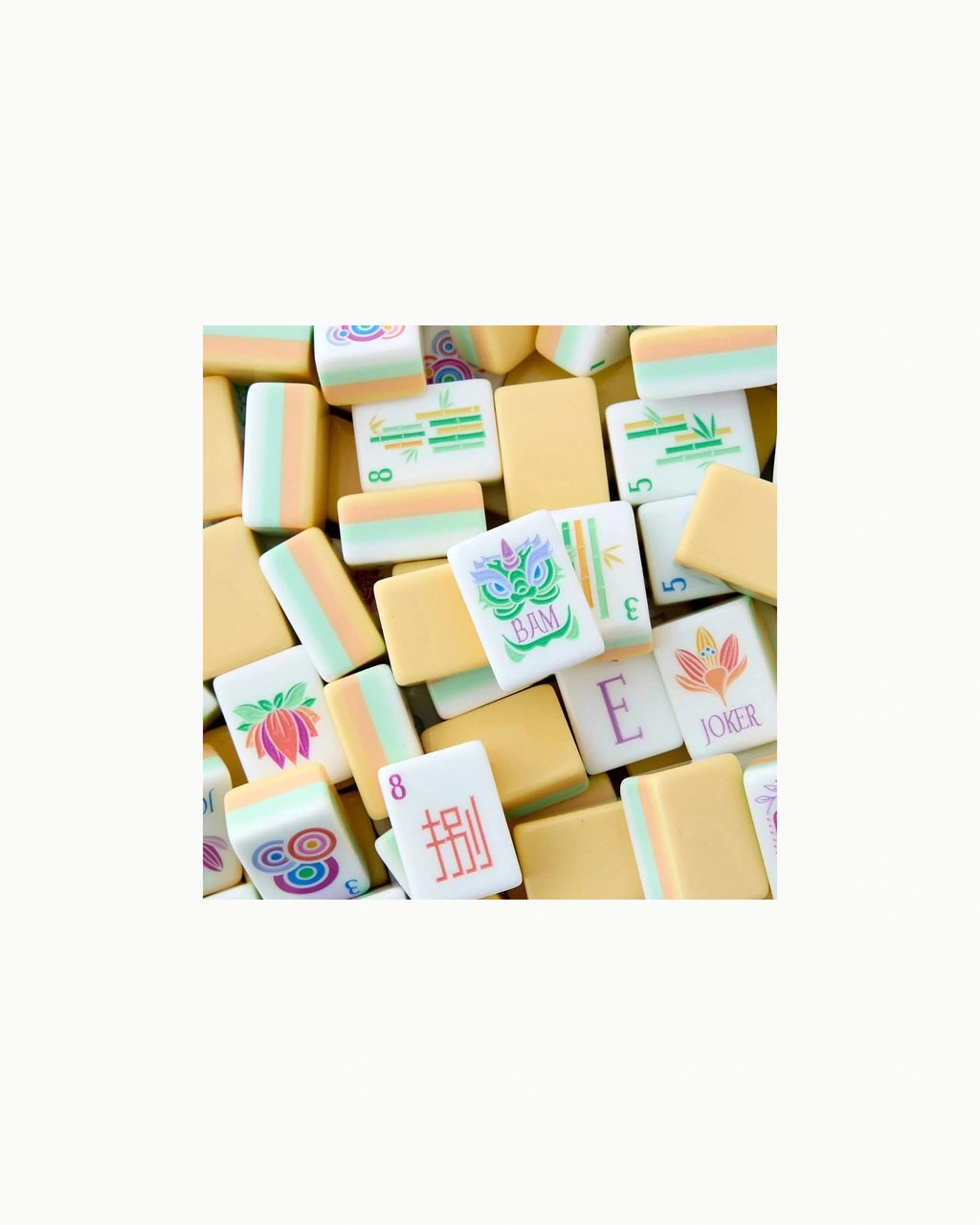 Modern Mahjong Set - Dahlia — Loose tiles