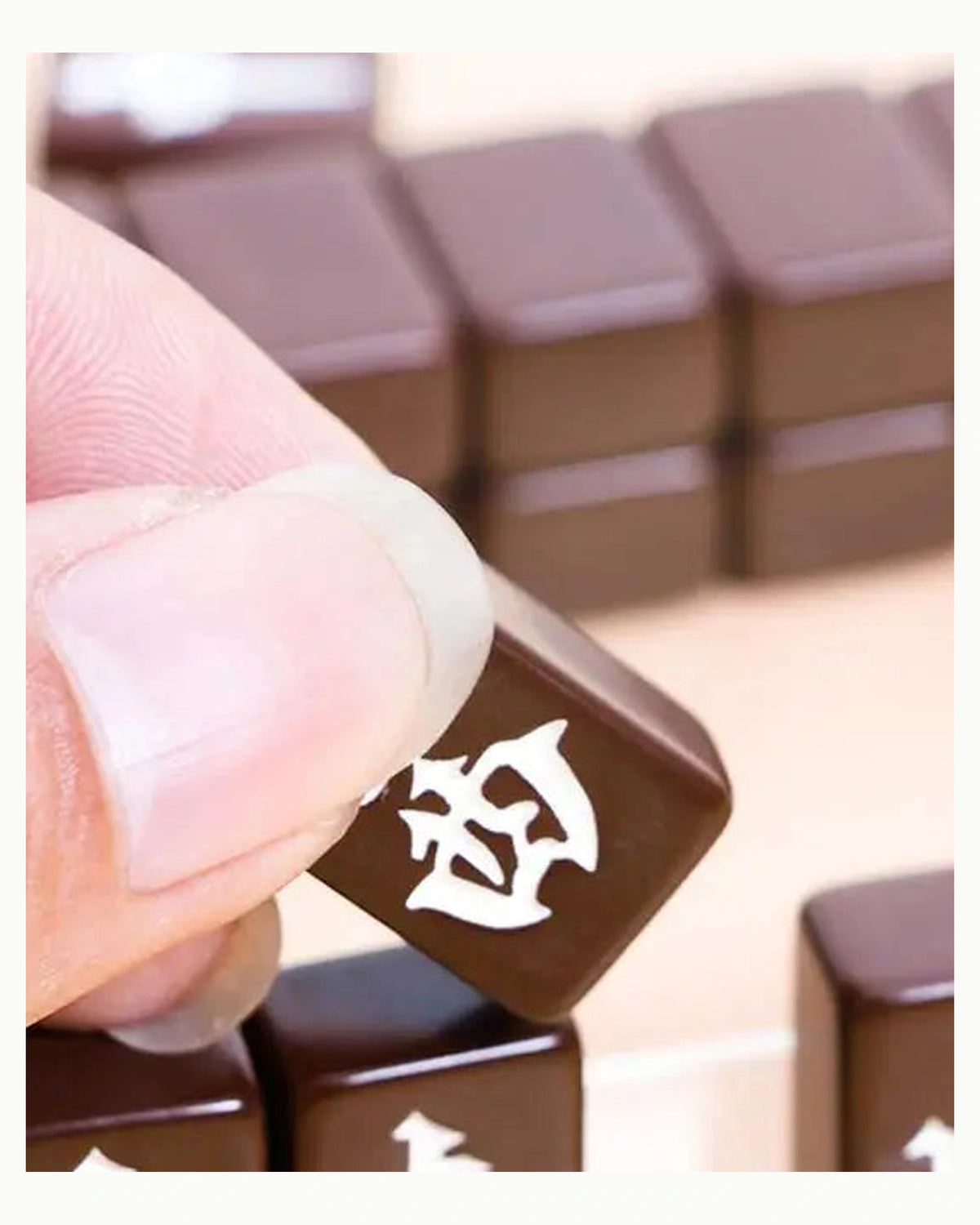 Outdoor Mahjong Set - Sienna — Single tile