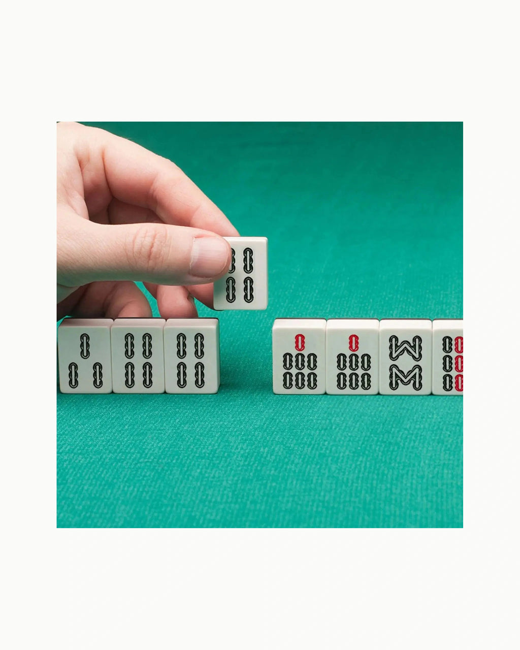 Travel Mahjong Set for Beginners - Camphor — Single tile