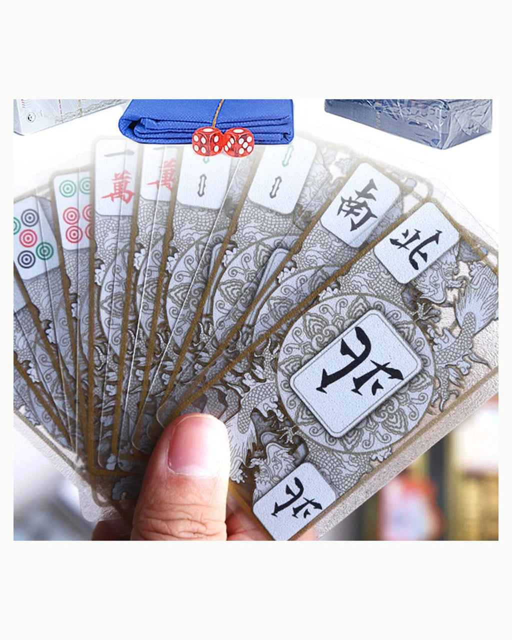 Waterproof Mahjong Set - Palm — Rack