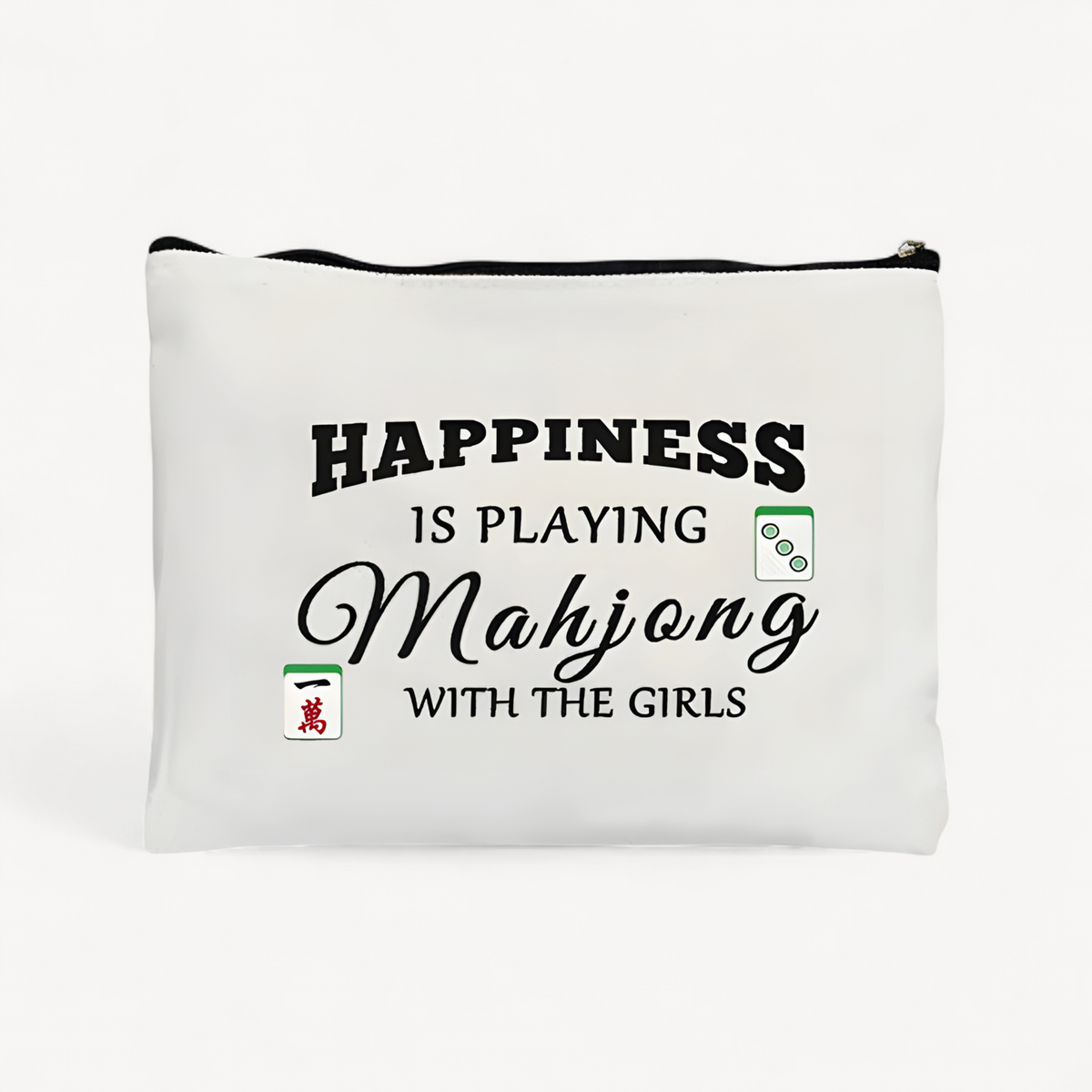 Mahjong cosmetic bag in canvas (1 of 12)