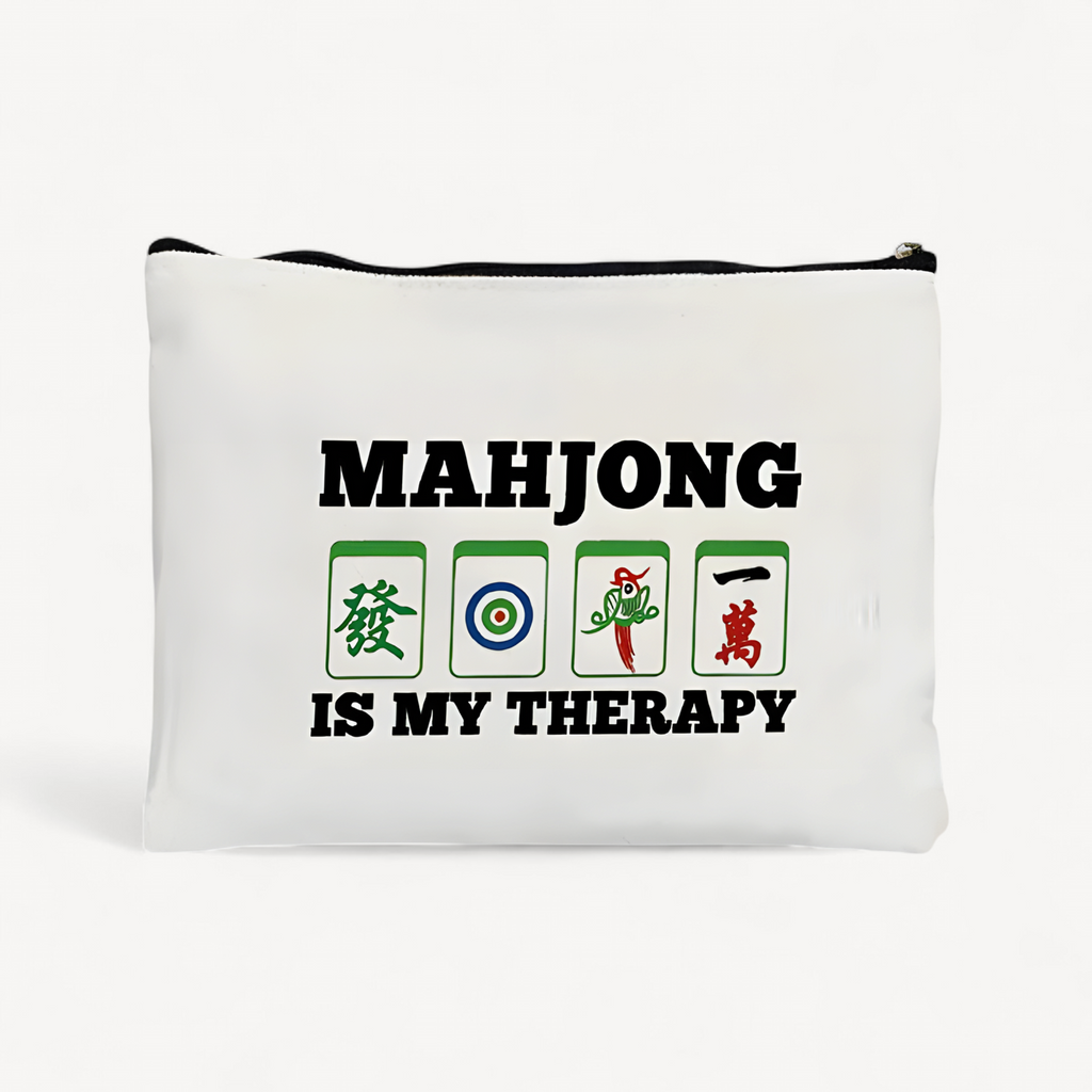 Mahjong cosmetic bag in canvas (3 of 12)