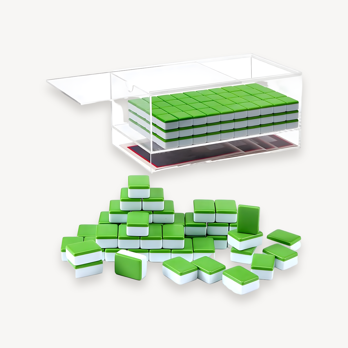 Acrylic mahjong case (1 of 8)