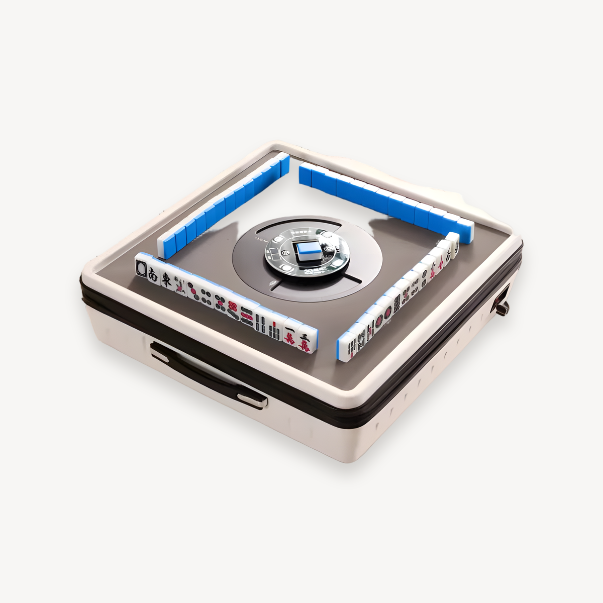 Portable mahjong table in black (1 of 9)