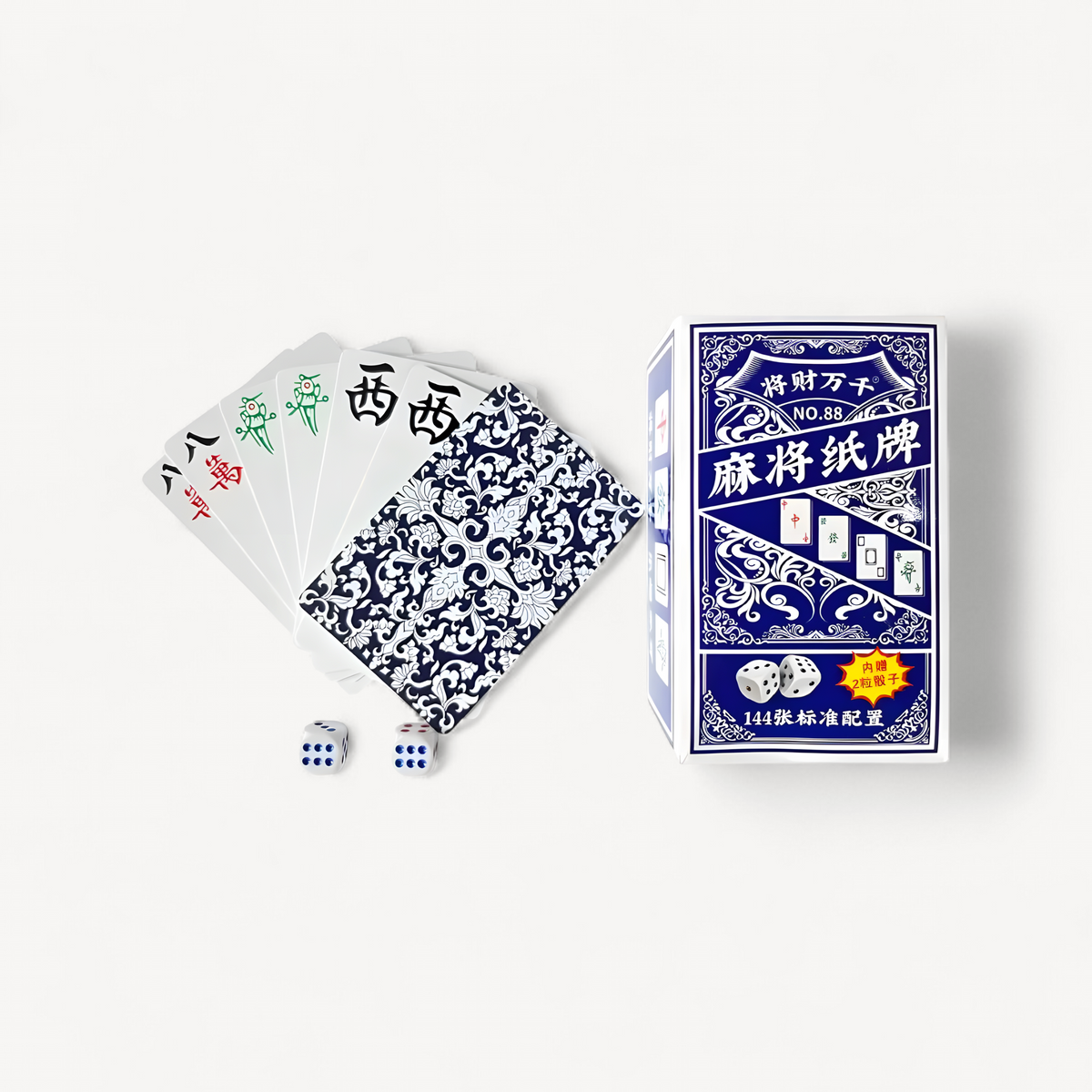 Waterproof mahjong playing cards (1 of 8)