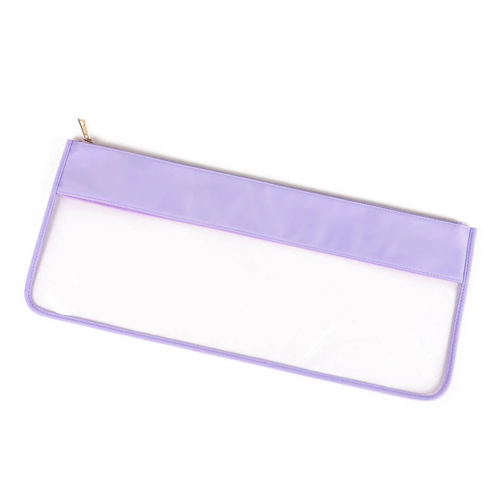 Light Purple version: a lavender nylon band and piping framing the clear window