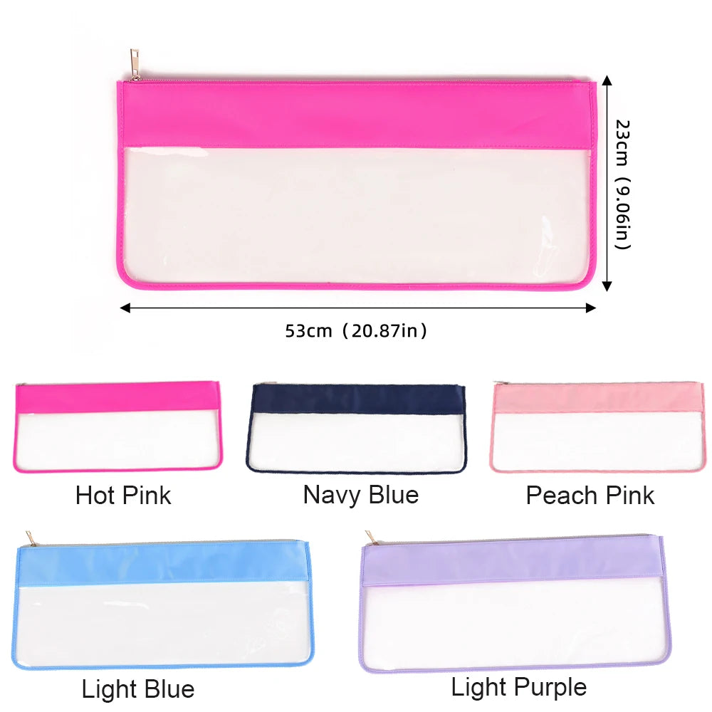 Size chart for Papyrus: 53 cm long and 23 cm high, with the five color names below