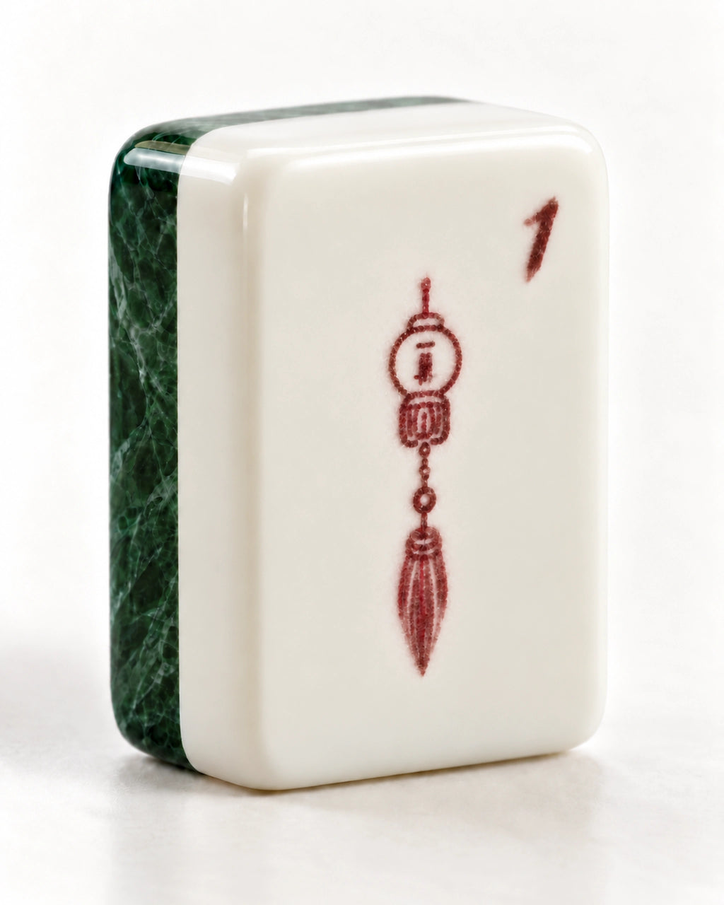 American Style Mahjong Set - Wisteria — Single tile detail