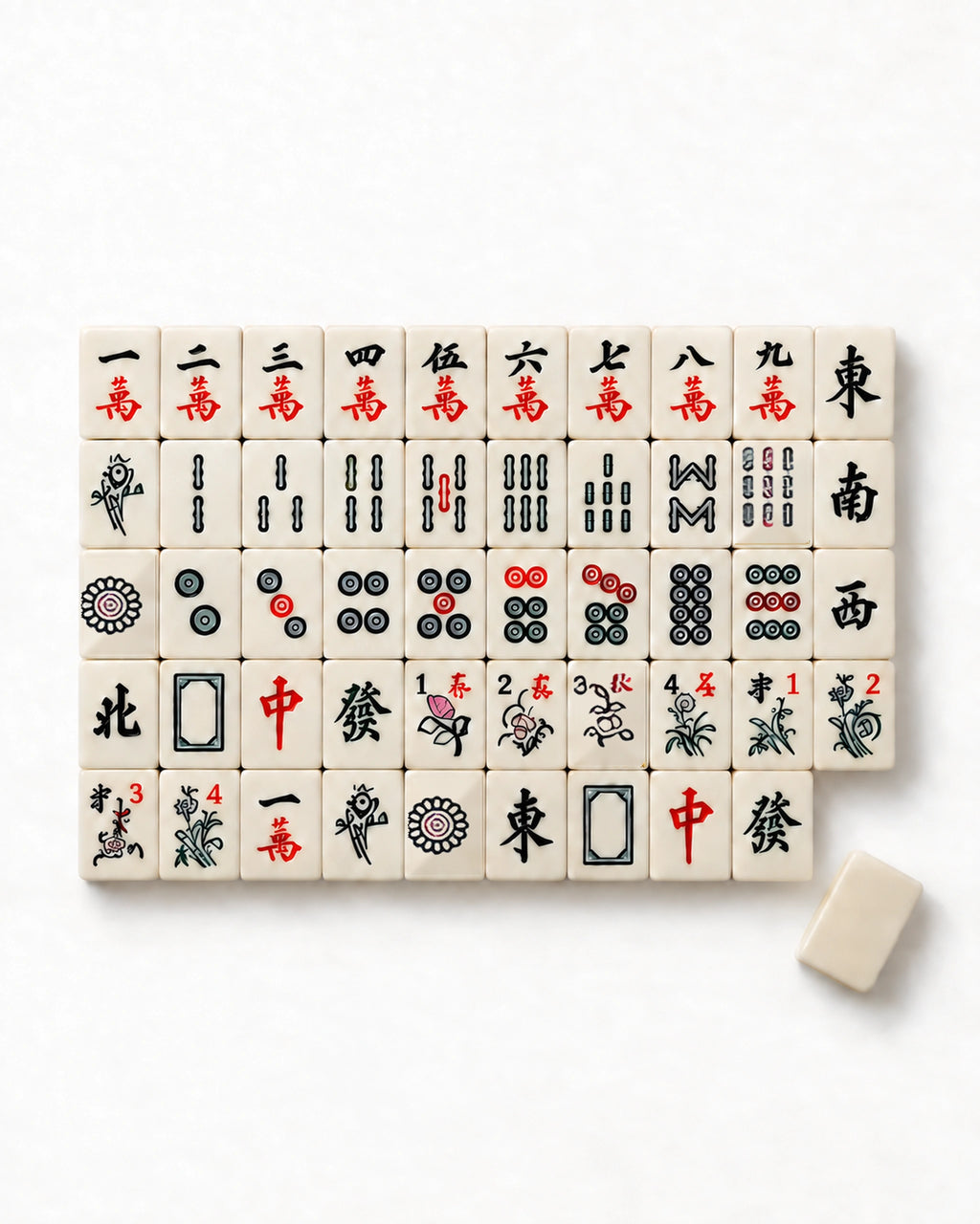 Antique Box Mahjong Set - Patina — Compact overview