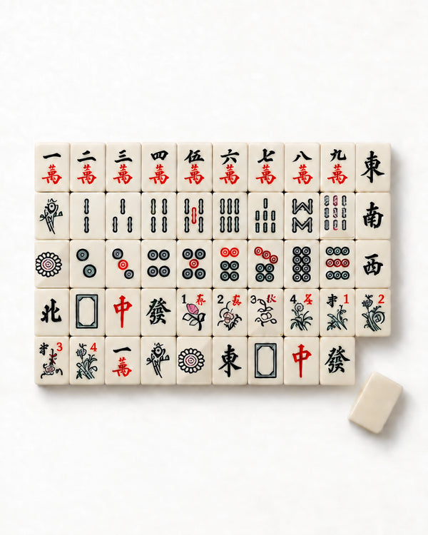 Antique Box Mahjong Set - Patina — Compact overview