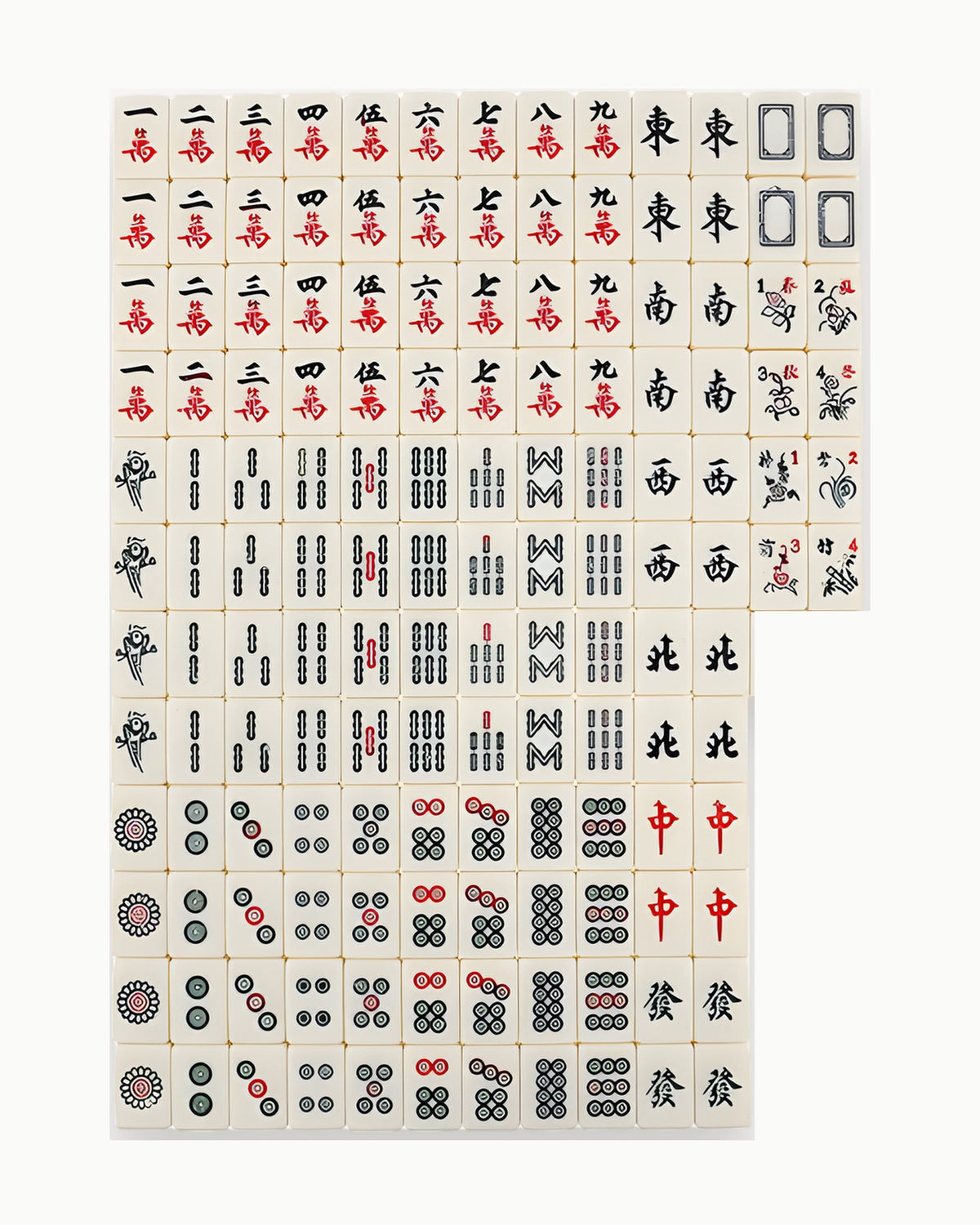 Antique Box Mahjong Set - Patina — Complete set