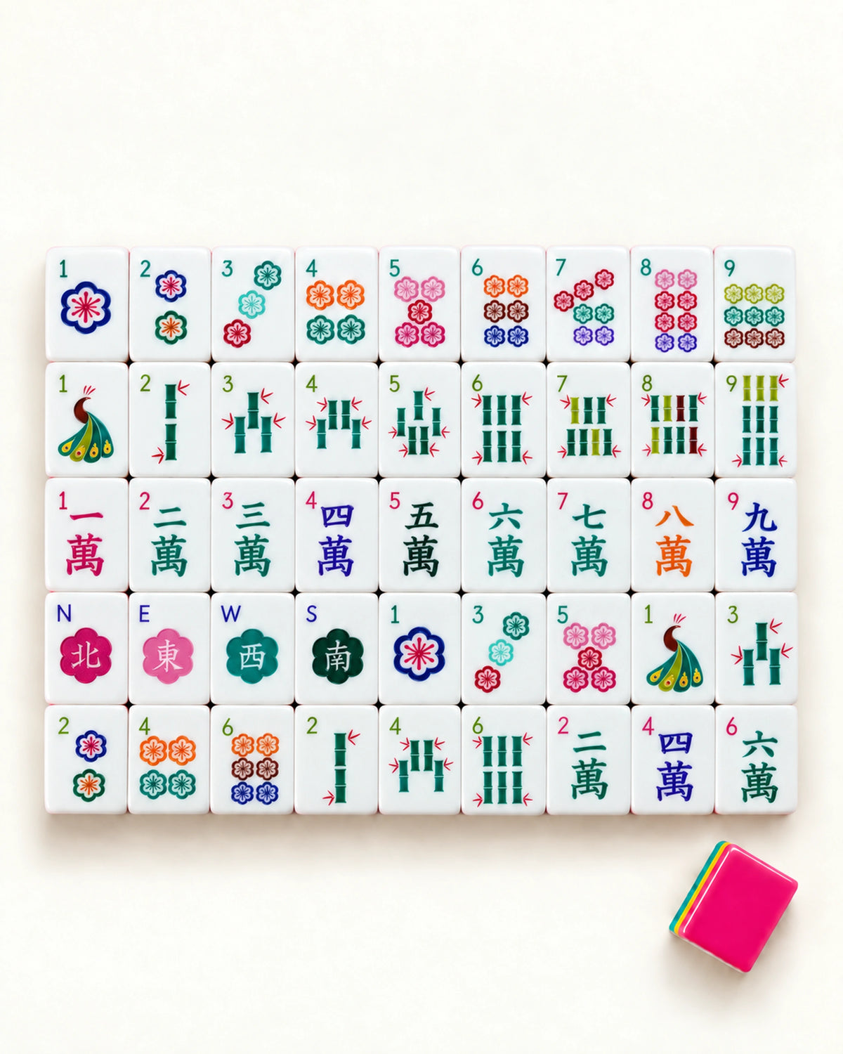Travel Mahjong Set - Clover — Compact overview