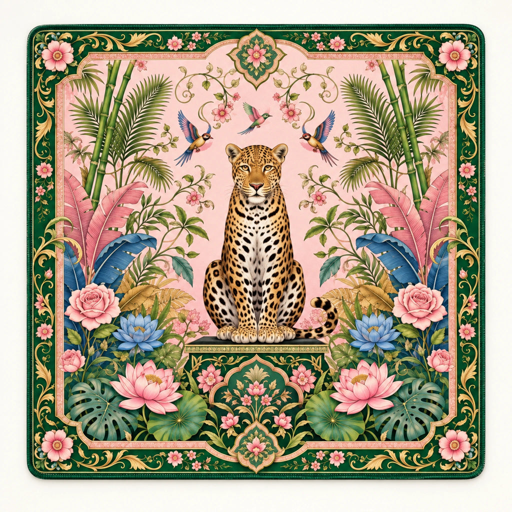 Savanna leopard American mahjong mat packshot