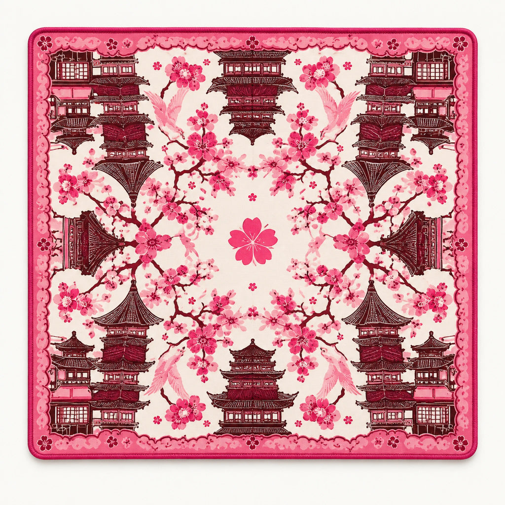 Temple pink temple American mahjong mat packshot