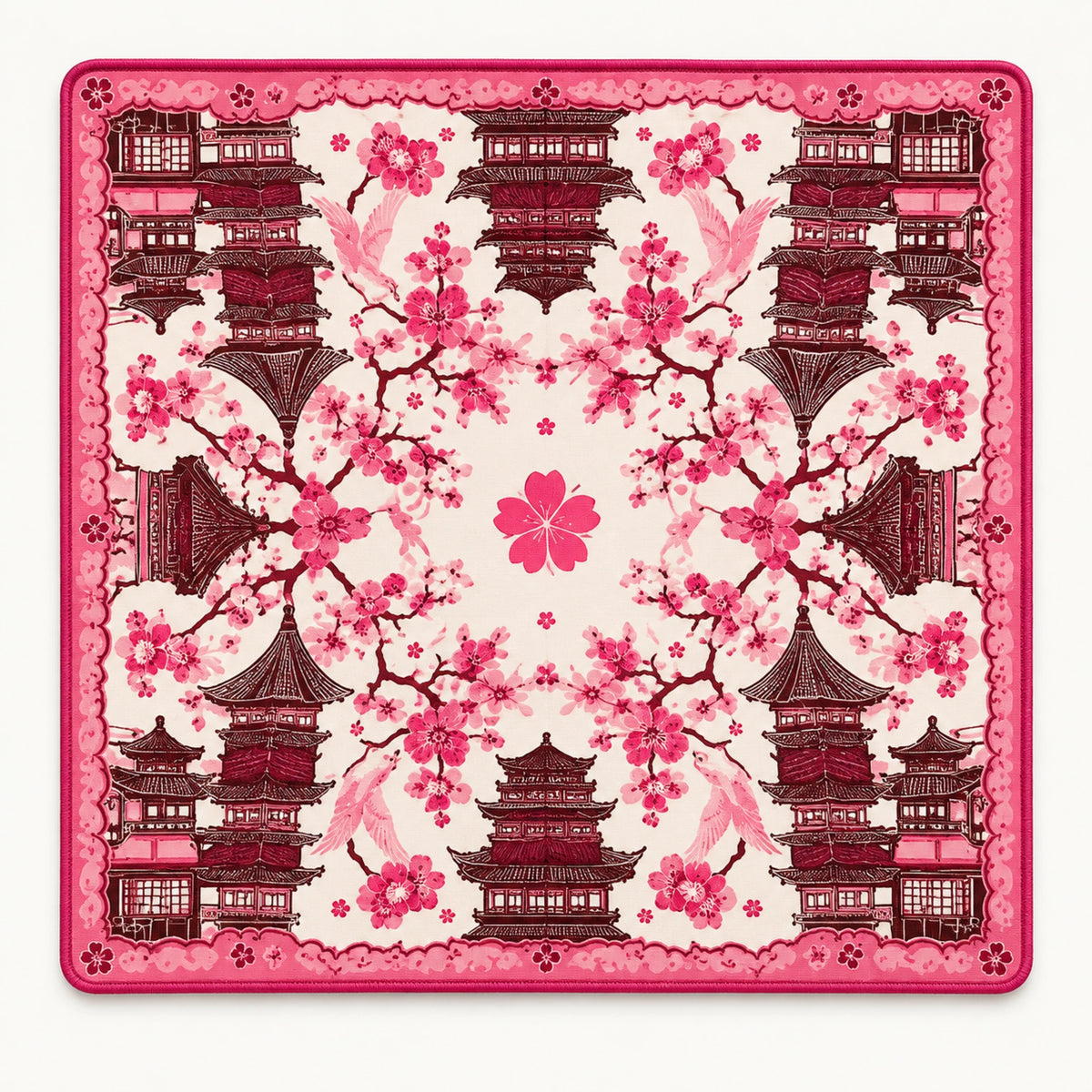 Temple pink temple American mahjong mat packshot