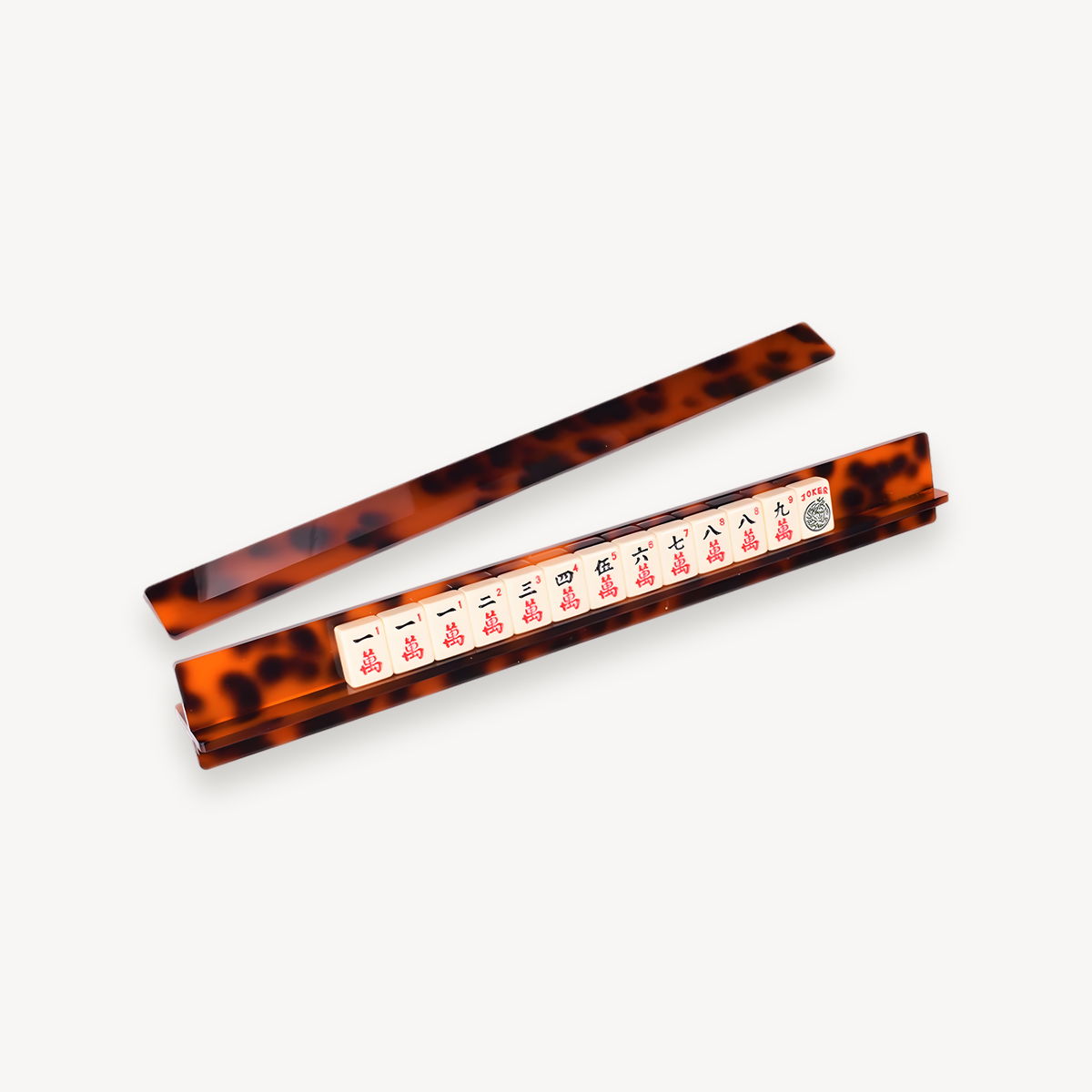 Mahjong rack detachable pusher in acrylic (1 of 14)