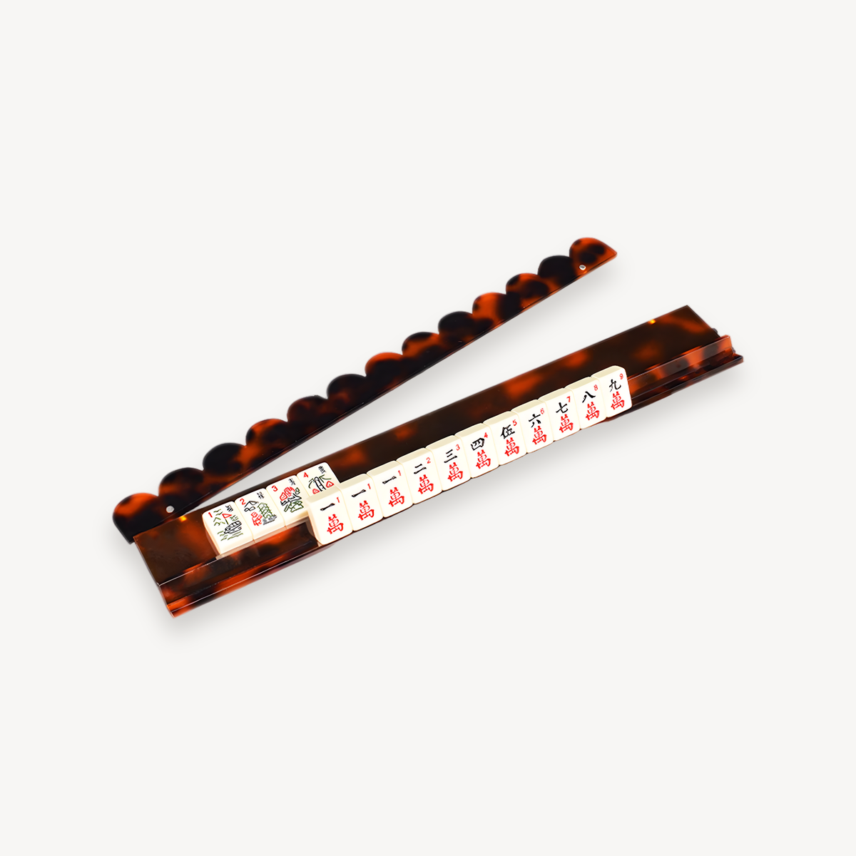 Mahjong rack detachable pusher in acrylic (2 of 14)