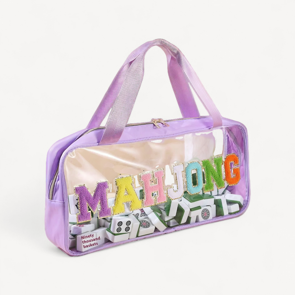 Mahjong tile organizer bag in pvc (1 of 12)