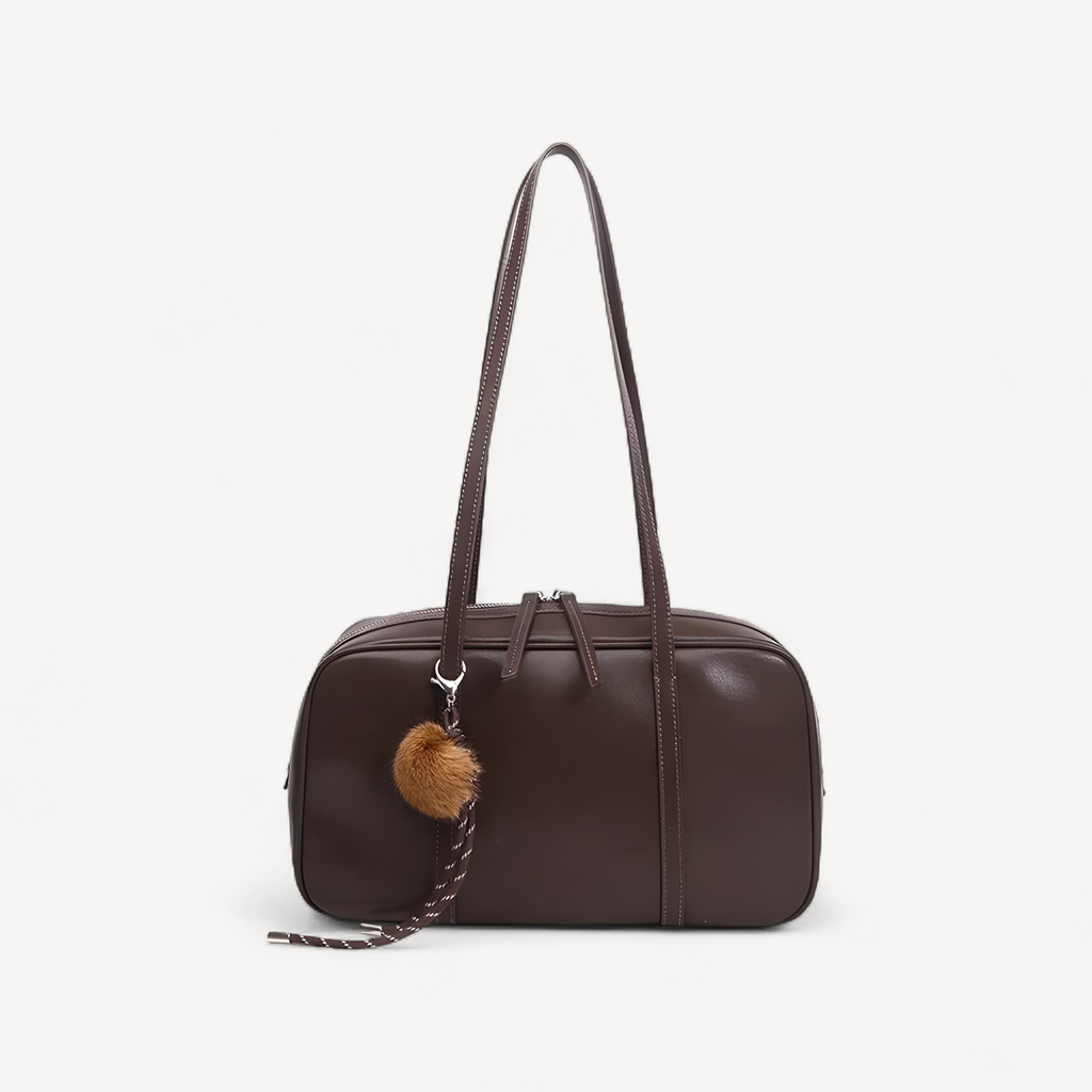 Mahjong leather shoulder bag in cowhide (4 of 14)